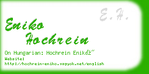 eniko hochrein business card